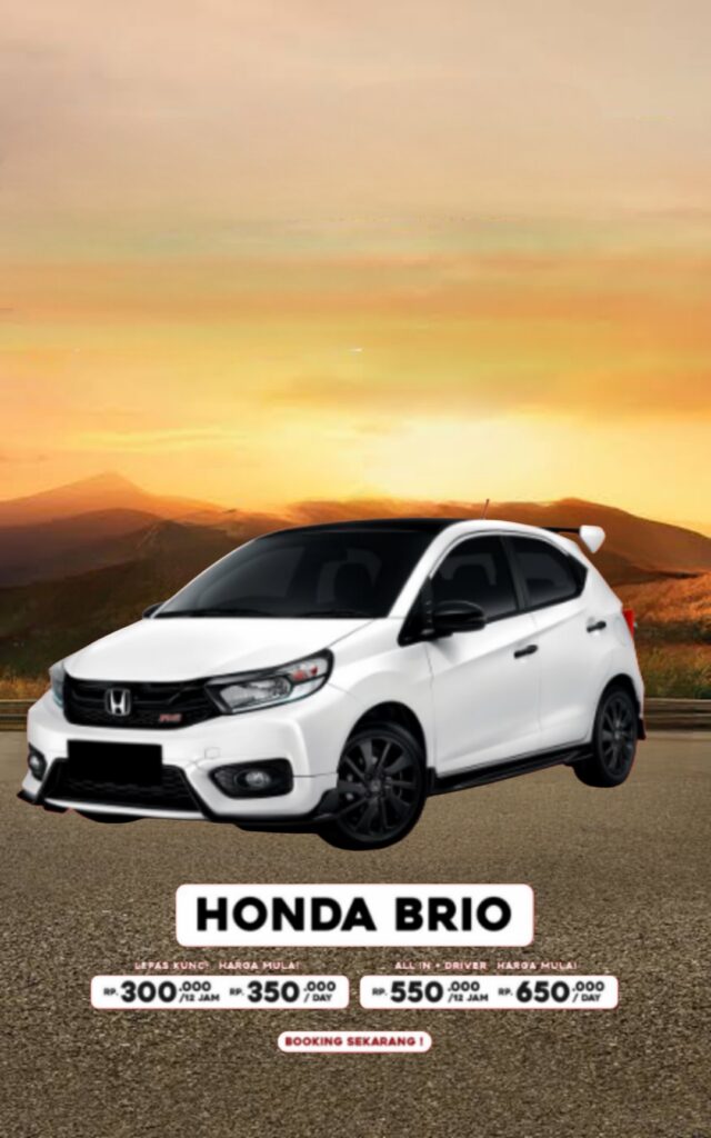 sewa mobil brio jogja