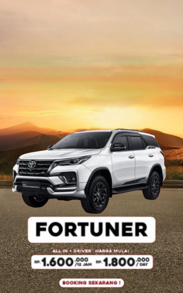 sewa mobil fortuner jogja